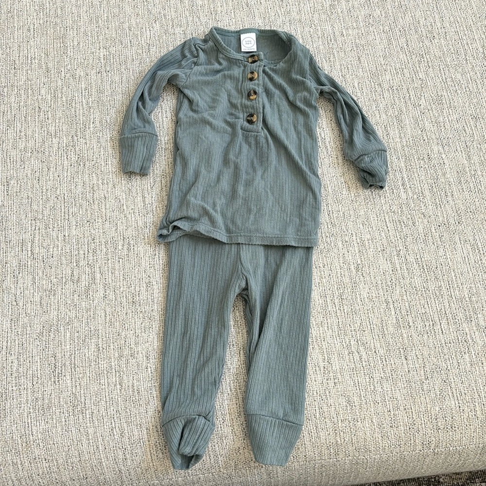 Lou Lou and Company Top and Bottom Ribbed Set